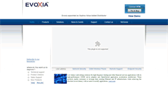 Desktop Screenshot of evoxia.com