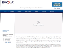 Tablet Screenshot of evoxia.com